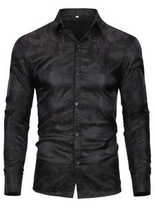 Youthup Рубашка на пуговицах Comfort Fit в черном цвете