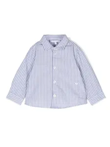 Рубашка в полоску Emporio Armani Kids, синий