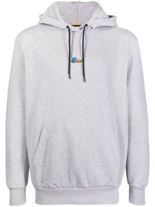 Paul Smith худи с эффектом разбрызганной краски и логотипом, серый