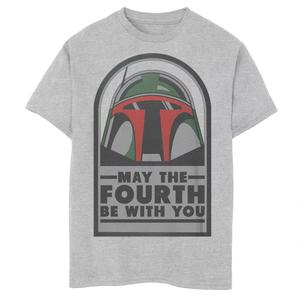 Футболка с рисунком Бобы Фетта для мальчиков 8–20 лет May the Fourth Be With You Star Wars