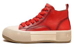 Jay Женские высокие скейтерские кроссовки красные, цвет Red