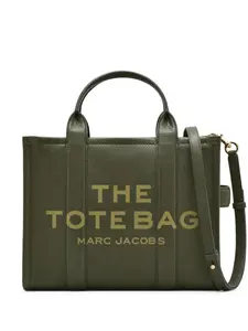 Сумка The Medium Leather Tote MARC JACOBS, зеленый