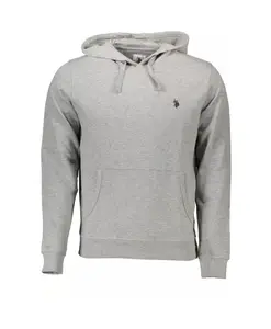 Серая толстовка с логотипом U.S. Polo Assn., серый
