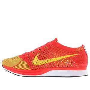 Кроссовки flyknit racer Nike, красный