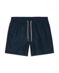 Грегор 1454 Льняные шорты свободного кроя NN07, синий