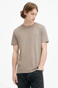 Футболка BRACE из хлопка AllSaints, серый