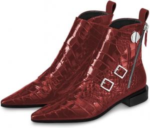 Женские ботильоны YDN с заостренным носком, металлическими пряжками и боковой молнией, низкий широкий каблук, модные образы, вечерние и повседневные сапожки на зиму и осень, размеры 4-16 US