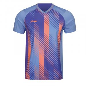 Коллекция для настольного тенниса Li-Ning, одежда унисекс, snow фиолетовый синий