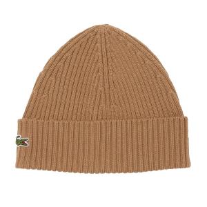 Шапка LACOSTE, коричневый