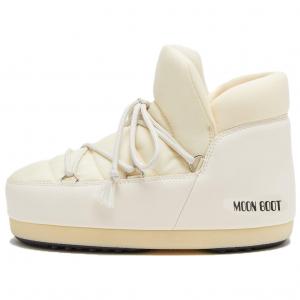 Ботинки женские Moon Boot Icon с логотипом короткие, кремовый