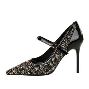 QITUMAUL Туфли на высоком каблуке женские, черные