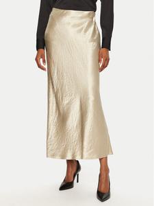 Юбка миди стандартного кроя Boss, бежевый