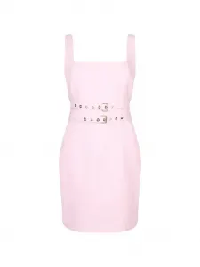 Платье-футляр с пряжками LIU JO, розовый