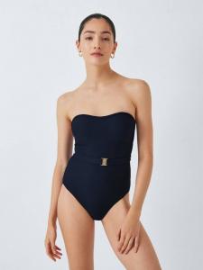 Купальник Palma Belt Bandeau John Lewis, Navy