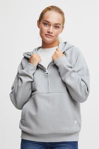 Толстовка Oxmo Kapuzensweatjacke OXAndrea Kapuzensweatpullover, серый