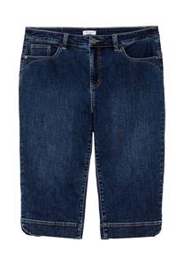 Узкие джинсы-капри с эффектом пуш-ап, ультрагибкие Sheego, цвет Dark Blue Denim