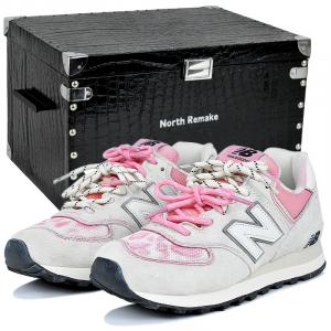 Кроссовки для бега NB 574 Abrasion Resistant Low top Unisex New Balance, Soft Whispers-Gift Box 4