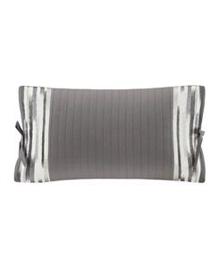 Декоративная подушка hanae с вышивкой, 30 см x 50 см. Natori, Grey