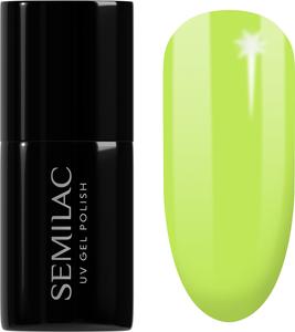 Уф-Гибридный пастельно-неоновый гель-лак для ногтей, полимеризуется под УФ/LED-лампой Semilac, atspalvis 7 мл