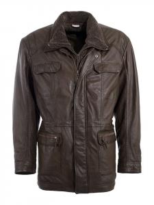 Кожаная куртка JCC Ledermantel 41607, коричневый