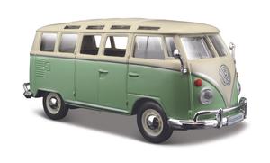 Maisto, Volkswagen Van Samba, Бежево-Зеленый, 1/25, 31956