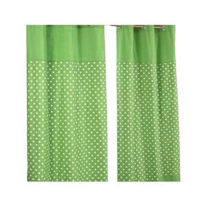 Штора Homescapesn Sterne 2 шт, 137x228x228 см, зеленый