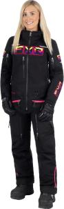 Женский монокомбинезон FXR Maverick Lite, Black/Neon Fusion