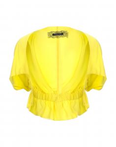 Укороченный блейзер Patrizia Pepe Sera, желтый