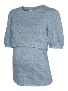 MAMALICIOUS Блузка в крапинку синего цвета