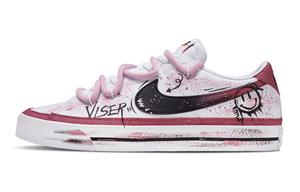 Nike Кроссовки для скейтбординга Court Legacy с защитой от истирания, низкие, unisex, rouge red