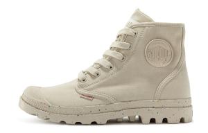 Pampa Canvas Shoes Unisex High-top Foggy Beige Palladium