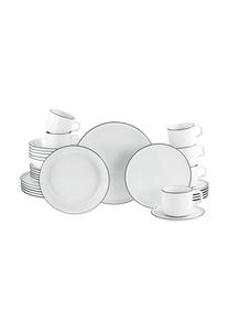 Сервиз комбинированный Creatable Chef Collection, 30 штук, белый / черный
