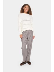 Вязаный свитер IngelaSZ, прямого кроя, цвета Ice SAINT TROPEZ