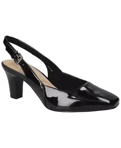 Женские туфли-лодочки Ritsa с квадратным носком и открытой пяткой Easy Street, черный