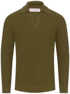 Orlebar Brown свитер Bowmont, зеленый