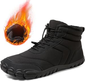 Зимняя обувь для походов для женщин и мужчин, водонепроницаемые босоножки с широкой носочной частью, туристические ботинки для кемпинга и прогулок, 2024 Generic, черный