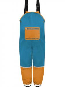 Normani Outdoor Sports Детские непромокаемые штаны на подтяжках, Waller, синего цвета