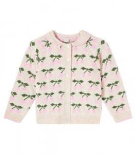 Белу жаккардовый кардиган Konges Sløjd, Cherry