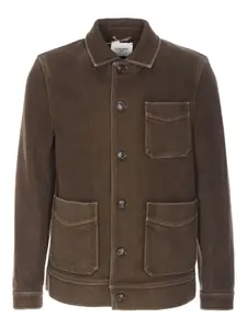 Рубашка-оверсайз с карманом на пуговице Circolo 1900, зеленый