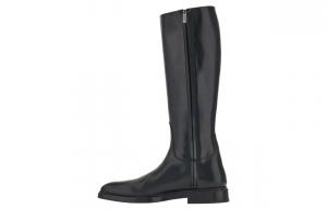 Ferragamo Сапоги мужские черные до колена