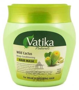 Vatika, Маска Wild Cactus для выпадающих и ломких волос 500 мл