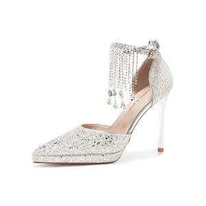 WEISHIBANGWEI Стройные каблуки на высоком каблуке для женщин Mercury, цвет Mercury