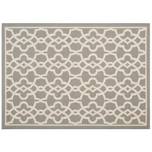 Геометрический коврик Courtyard links для дома и улицы Safavieh, мультиколор, 61x107 см