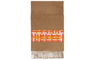 HERMES Вязаный шарф женский хаки-коричневый, Khaki Brown