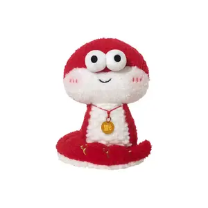 Милый и очаровательный плюшевый змей с змеиной тематикой, высота 21 см OU DI PIG