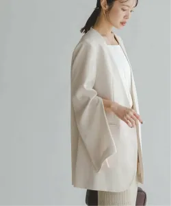 Куртка-накидка с разрезом на рукаве Noble, цвет Natural