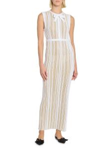 Платье из ламе с бантом в золотом цвете Giambattista Valli, золотой