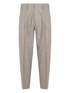 Брюки со складками slowear, нейтральный