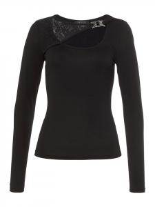 Рубашка с длинным рукавом Melrose, черный