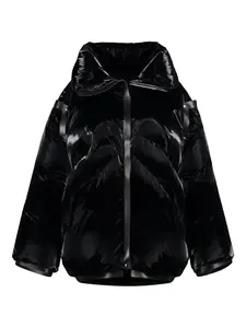 Кожаный пуховик TOM FORD, черный